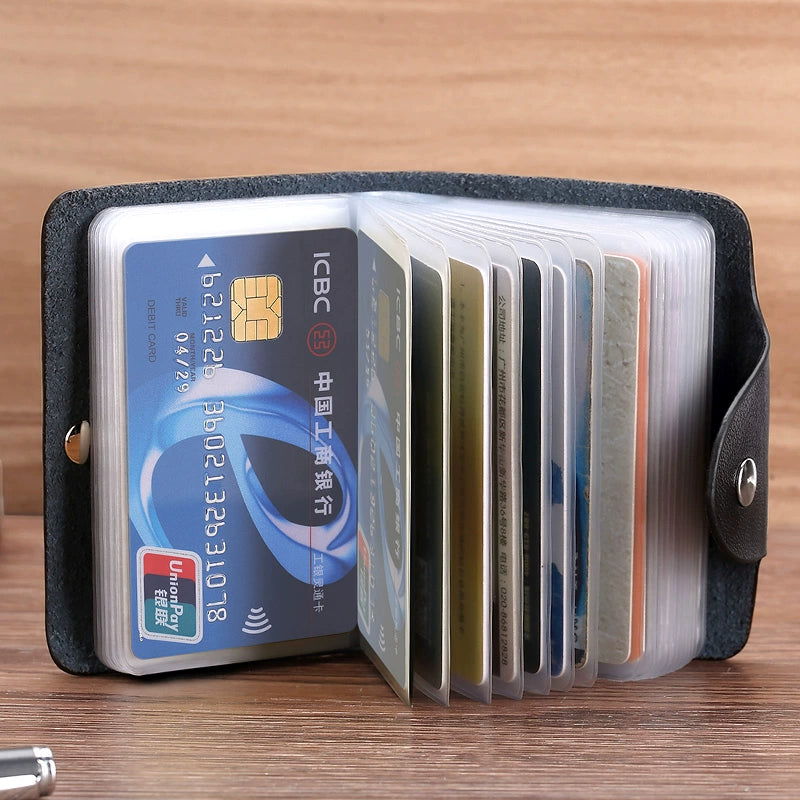 TO DO THE RIGHT THING Genuine Leather Credit Card Holder